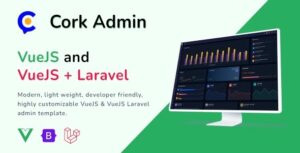Cork VueJS & Laravel Admin Dashboard Template Nulled