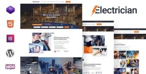 Electrician Free Download Electricity Services WordPress Theme Nulled