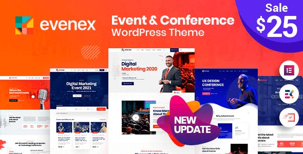Evenex Nulled Event Conference WordPress Theme Free Download