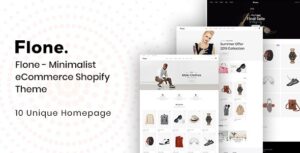 Flone Minimal Shopify Theme Nulled