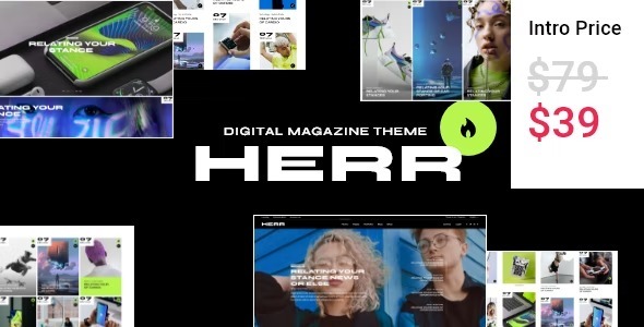 Herr Nulled Digital Magazine Theme Free Download
