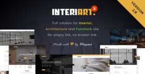 InteriArt Nulled Furniture & Interior WordPress Theme Free Download