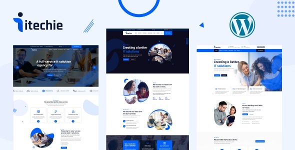 Itechie Nulled IT Solutions and Services WordPress Theme Free Download