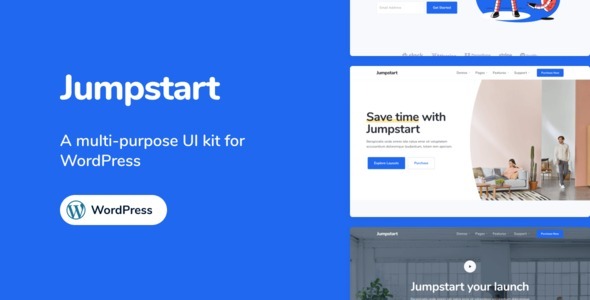 Jumpstart Nulled App and Software WordPress Theme Free Download