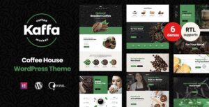 Kaffa Nulled Cafe & Coffee Shop WordPress Theme Free Download