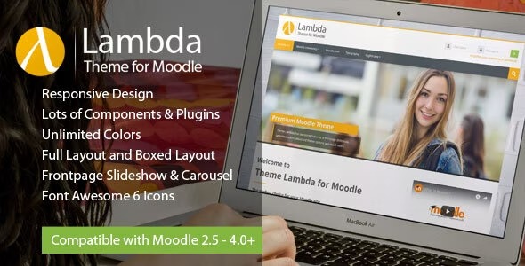 Lambda Nulled Responsive Moodle Theme Free Download