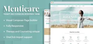 Menticare Nulled Therapy and Counseling WordPress Theme Free Download