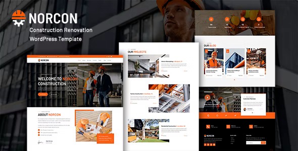 Norcon Nulled Construction Renovation WordPress Theme Free Download