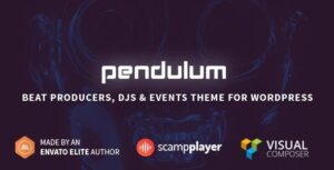 Pendulum Nulled Beat Producers, DJs & Events Theme for WordPress Free Download