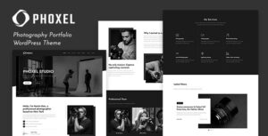 Phoxel Nulled Photography Portfolio WordPress Theme Free Download