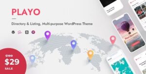 Playo Directory & Listing, Multi-purpose WordPress Theme Nulled