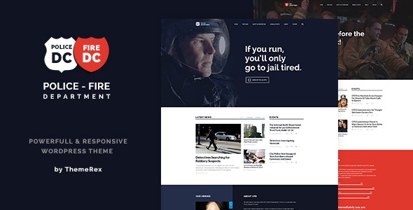 Police & Fire Department and Security Business Free Download WordPress Theme Nulled
