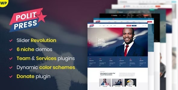 Politpress Nulled Multipurpose Political WordPress theme Free Download