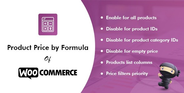 Product Price by Formula for WooCommerce plugin Nulled