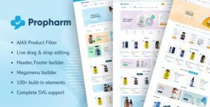 Propharm Nulled Pharmacy & Medical WordPress WooCommerce Theme Free Download