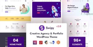 Swipy Creative Trendy Agency WordPress Theme Nulled