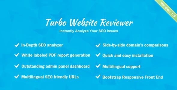 Turbo Website Reviewer Free Download In-depth SEO Analysis Tool Nulled