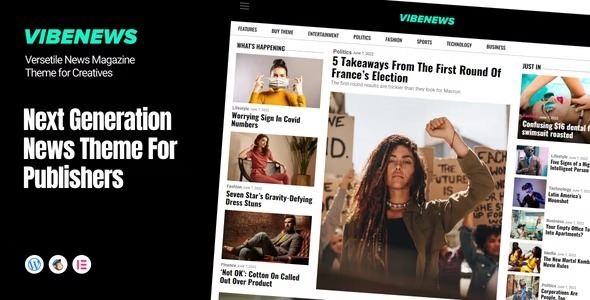 Vibenews Digital News Magazine Theme Nulled