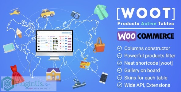 WOOT Nulled WooCommerce Products Tables Professional Free Download