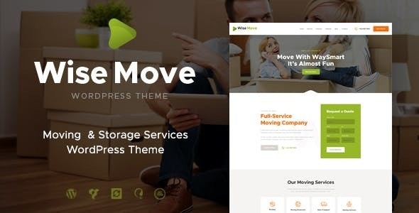 Wise Move Nulled Relocation and Storage Services WordPress Theme Free Download