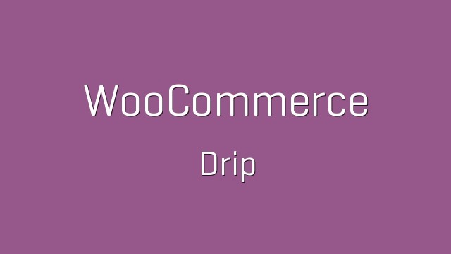 WooCommerce Drip Nulled