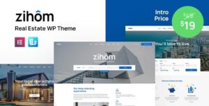 Zihom Real Estate WordPress Theme Nulled