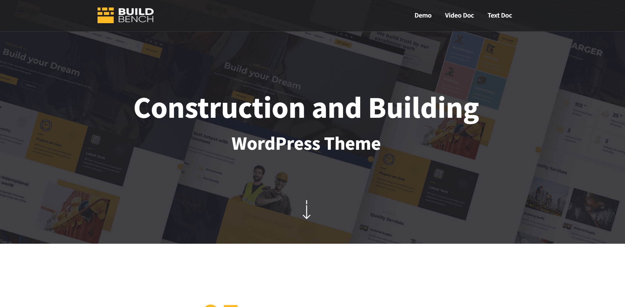 free download Buildbench Construction Building WordPress Theme Nulled