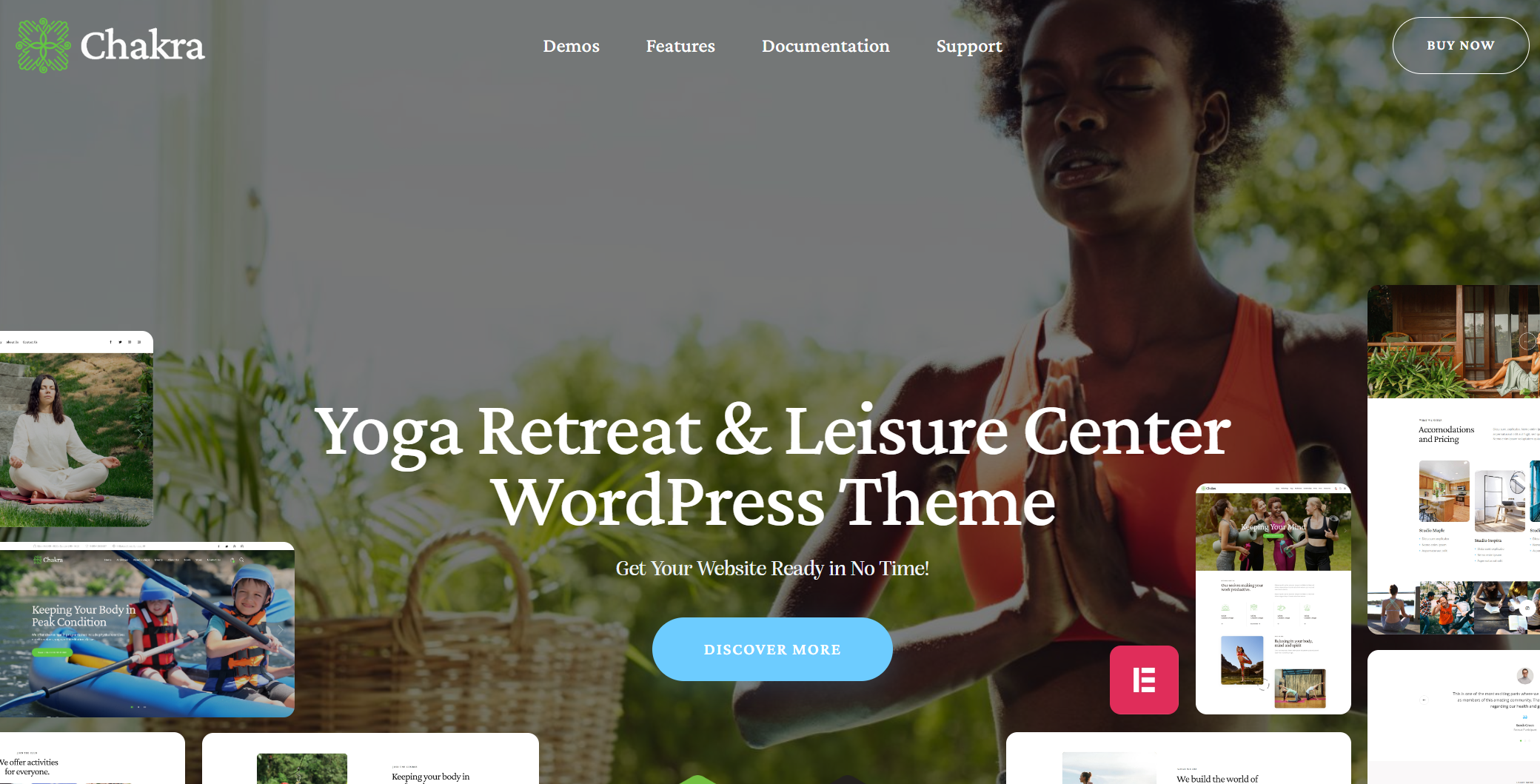 free download Chakra Yoga Retreat & Leisure Center WordPress Theme nulled