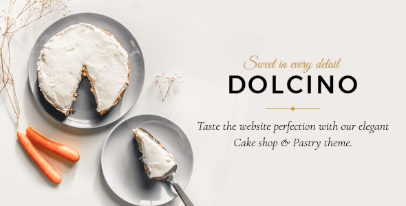 free download Dolcino Pastry and Cake Shop Theme nulled