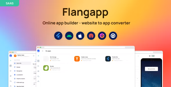 free download Flangapp - SAAS Online app builder from website nulled