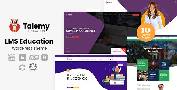 free download Talemy - LMS Education WordPress Theme nulled