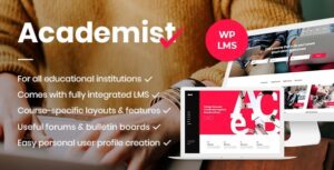 Academist Nulled Education & Learning Management System Theme Free Download