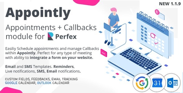 Appointly Nulled Perfex CRM Appointments Free Download