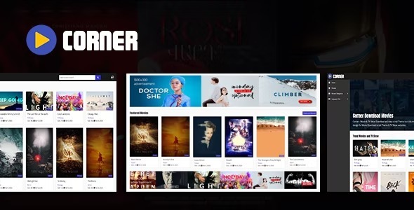 Corner Movie & TV Show Download and view script Theme Nulled