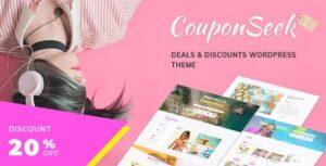 CouponSeek Nulled Deals & Discounts WordPress Theme Free Download