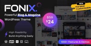 Fonix Newspaper & Magazine WordPress Theme Nulled