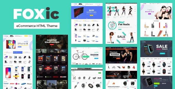 Foxic eCommerce HTML Template Nulled