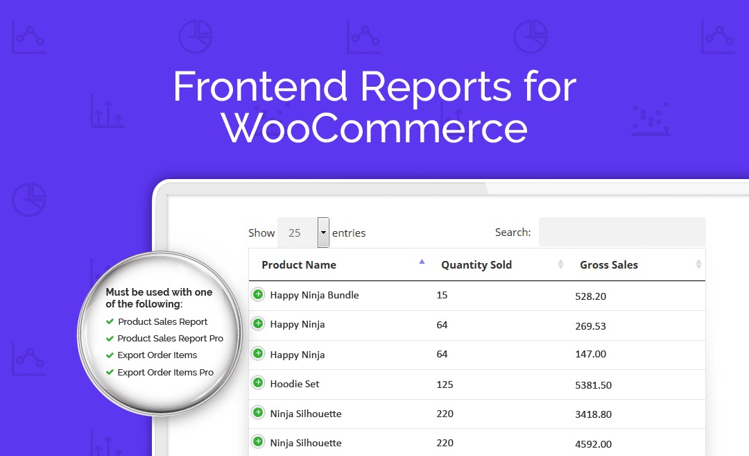 Frontend Reports for WooCommerce add-on plugin Nulled