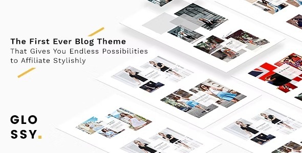 Glossy Nulled Fashion Blog Theme Free Download