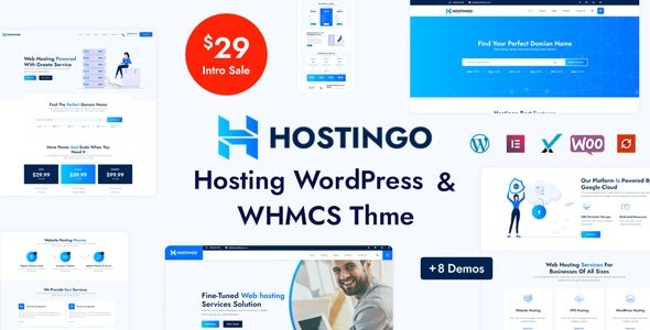 Hostingo WordPress Hosting Theme and WHMCS Nulled