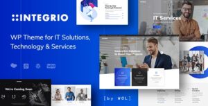 Integrio IT Solutions and Services Company WordPress Theme Nulled