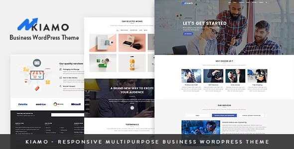 Kiamo Responsive Business Service WordPress Theme Nulled
