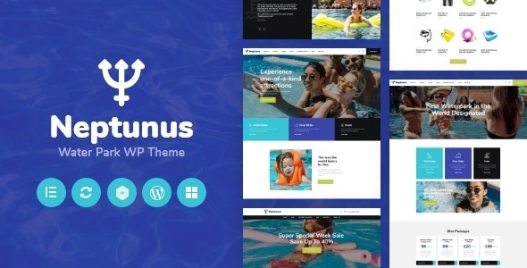 Neptunus Nulled Water & Amusement Park WordPress Theme Free Download