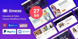 Omexo Education & Online Courses WordPress Theme Nulled