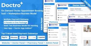 On-Demand Nulled Doctor Appointment Booking SaaS Marketplace Business Model Free Download