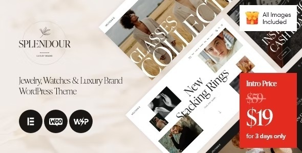 Splendour Nulled Jewelry & Watches WordPress Theme Free Download