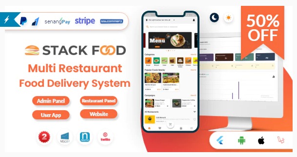 StackFood Multi Restaurant Nulled