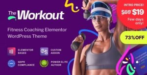 The Workout Nulled Trainer Fitness WordPress Theme Free Download