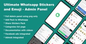 Whatsapp Telegram Signal Stickers and Animated Stickers – Admin Panel Nulled