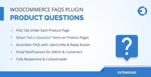 WooCommerce FAQ Plugin Product FAQ Tab Store FAQ Page Nulled